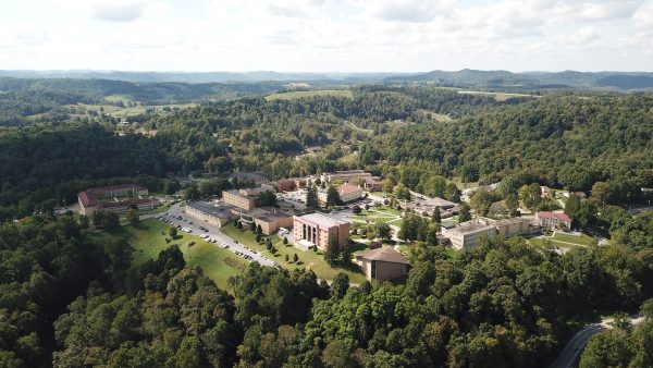 Aerial view of Alderson Broaddus University 